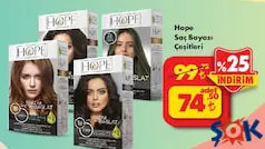 HOPE SAÇ BOYASI ÇEŞİTLERİ indirimli fiyat HOPE SAÇ BOYASI ÇEŞİTLERİ fiyat ve kampanya bilgisi